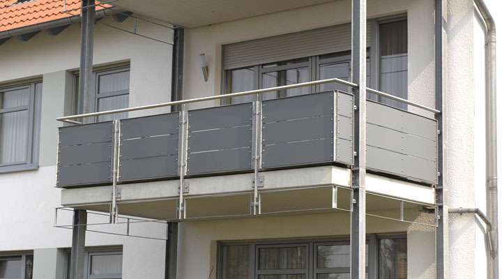Stahl-Balkon